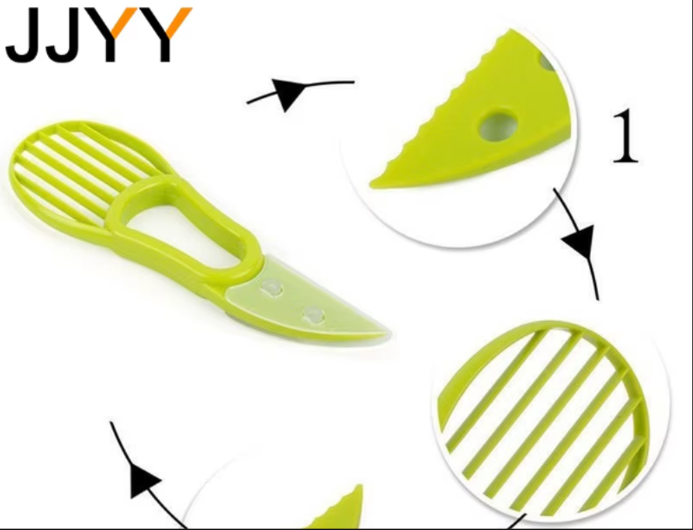 Avocado Slicer Shea Corer Butter Fruit Peeler Cutter Pulp Separator Plastic Knife Kitchen Vegetable Tools